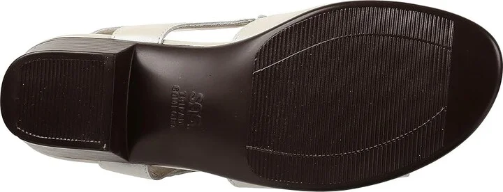 SAS Suntimer Comfort Heeled Sandal Women's Shoes Pearl Bone : 7.5 S - Slim (AAA), Leather - Image 4