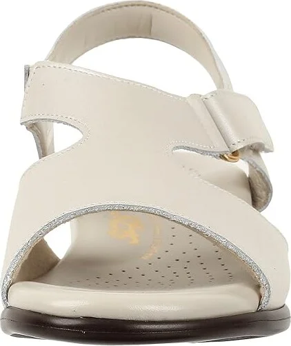 SAS Suntimer Comfort Heeled Sandal Women's Shoes Pearl Bone : 7.5 S - Slim (AAA), Leather - Image 6
