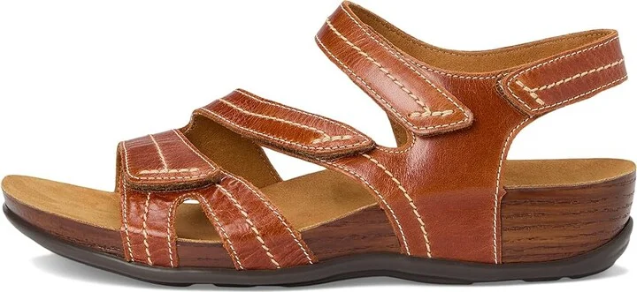 SAS Swerve Adjustable Comfort Sandals Women's Dress Sandals Chestnut : 6 W - Wide (C), Leather - Image 6
