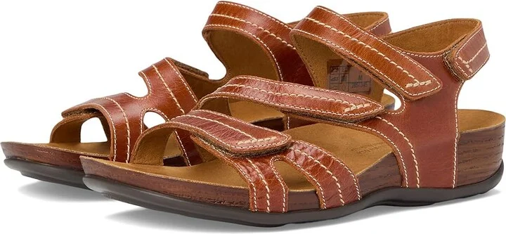 SAS Swerve Adjustable Comfort Sandals Women's Dress Sandals Chestnut : 6 W - Wide (C), Leather