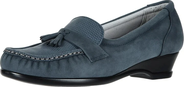 SAS Taylor Women's Slip on Shoes Jeans : 5 M - Medium (B), Leather - Image 2