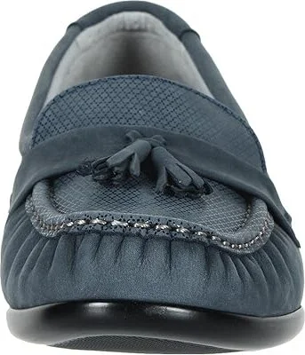 SAS Taylor Women's Slip on Shoes Jeans : 5 M - Medium (B), Leather - Image 6