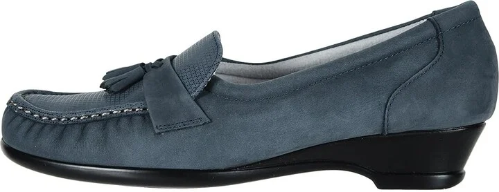 SAS Taylor Women's Slip on Shoes Jeans : 5 M - Medium (B), Leather - Image 7