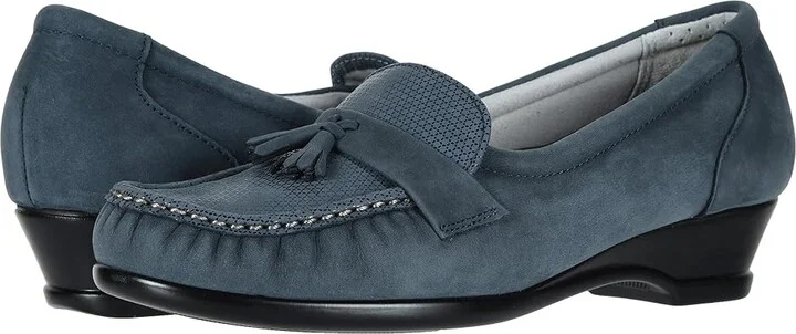 SAS Taylor Women's Slip on Shoes Jeans : 5 M - Medium (B), Leather
