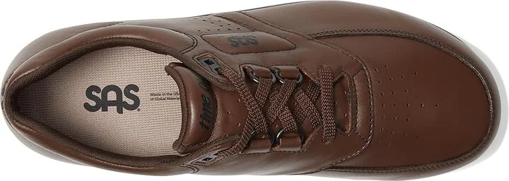 SAS Time Out Lace Up Comfort Walking Shoe Men's Shoes Antique Walnut : 8 S - Slim (B), Leather - Image 3