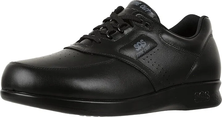 SAS Time Out Lace Up Comfort Walking Shoe Men's Shoes Black : 8 S - Slim (B), Leather - Image 2