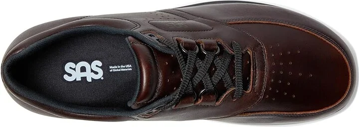 SAS Time Out Lace Up Comfort Walking Shoe Men's Shoes Cacao : 11 W - Wide (E), Leather - Image 2
