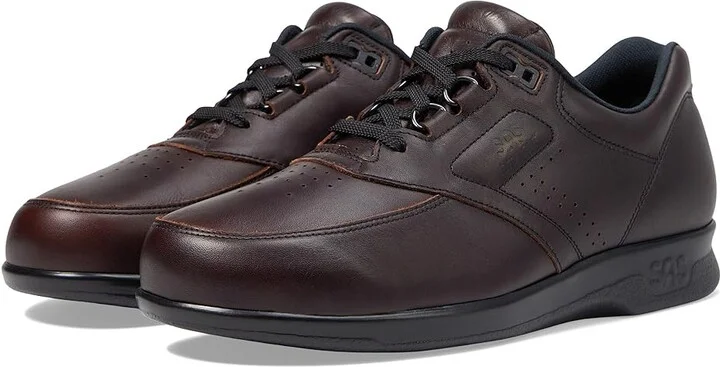 SAS Time Out Lace Up Comfort Walking Shoe Men's Shoes Cacao : 11 W - Wide (E), Leather