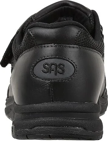 SAS TMV Adjustable Comfort Sneaker Women's Shoes Black : 10 WW - Double Wide (D), Suede - Image 5