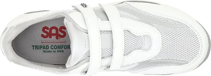 SAS TMV Adjustable Comfort Sneaker Women's Shoes Silver : 11 N - Narrow (AA), Suede - Image 3