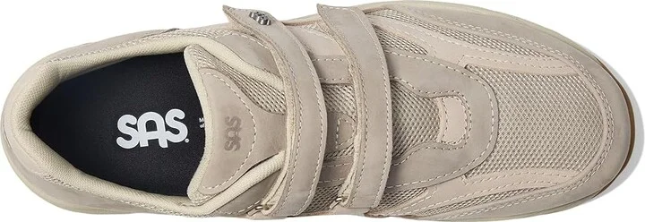 SAS TMV Adjustable Comfort Sneaker Women's Shoes Taupe/Pink : 6.5 M - Medium (B), Suede - Image 2