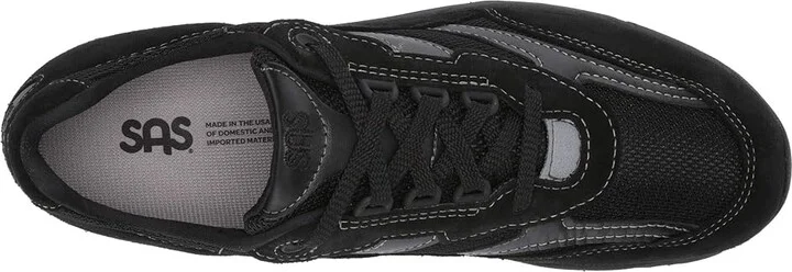 SAS Tour Mesh Comfort Walking Sneaker Women's Shoes Black : 7 M - Medium (B), Textile/Suede - Image 3