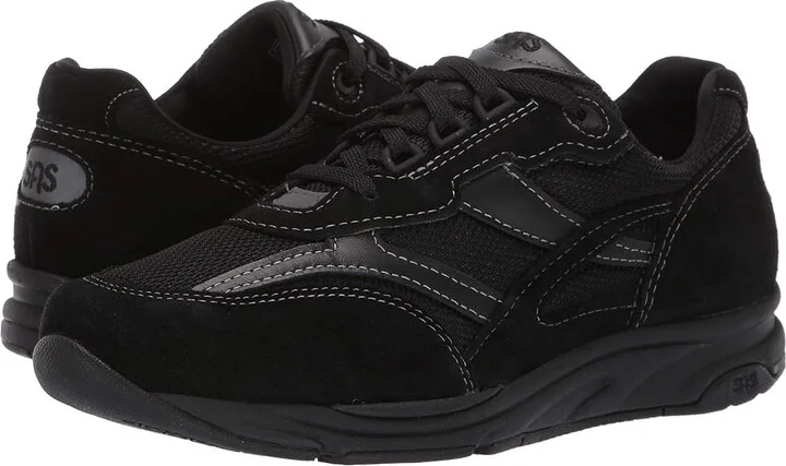 SAS Tour Mesh Comfort Walking Sneaker Women's Shoes Black : 7 M - Medium (B), Textile/Suede