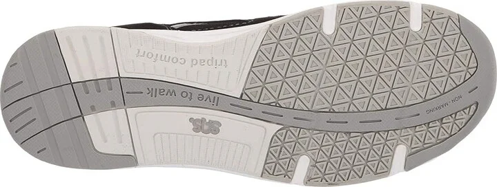 SAS Tour Mesh Comfort Walking Sneaker Women's Shoes Black/Silver : 7 M - Medium (B), Textile/Suede - Image 4