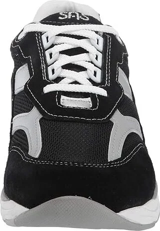 SAS Tour Mesh Comfort Walking Sneaker Women's Shoes Black/Silver : 7 M - Medium (B), Textile/Suede - Image 6