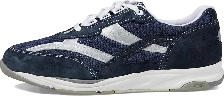 SAS Tour Mesh Comfort Walking Sneaker Women's Shoes Blue : 7.5 N - Narrow (AA), Textile/Suede - Image 7