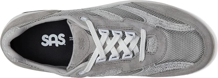SAS Tour Mesh Comfort Walking Sneaker Women's Shoes Plata Mix : 6 S - Slim (AAA), Textile/Suede - Image 2