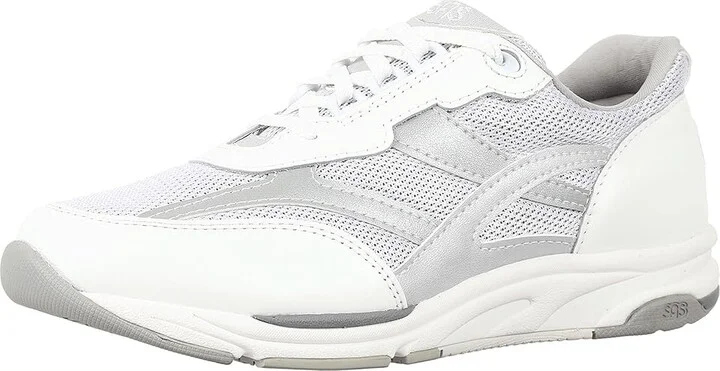 SAS Tour Mesh Comfort Walking Sneaker Women's Shoes Silver : 7 S - Slim (AAA), Textile/Suede - Image 2