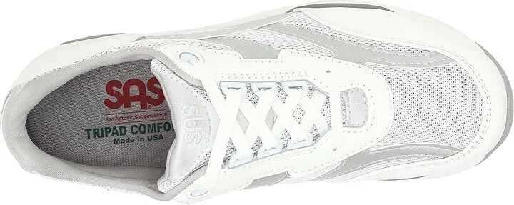 SAS Tour Mesh Comfort Walking Sneaker Women's Shoes Silver : 7 S - Slim (AAA), Textile/Suede - Image 3
