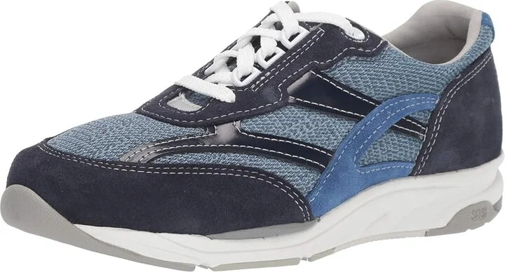 SAS Tour Mesh LT Comfort Walking Sneaker Women's Shoes Marine : 5 M - Medium (B), Textile/Suede - Image 2