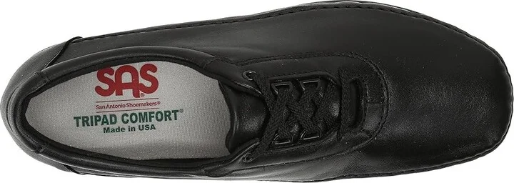 SAS Traveler Comfort Sneaker Women's Shoes Black : 6.5 S - Slim (AAA), Leather - Image 3
