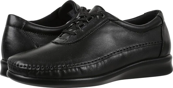 SAS Traveler Comfort Sneaker Women's Shoes Black : 6.5 S - Slim (AAA), Leather