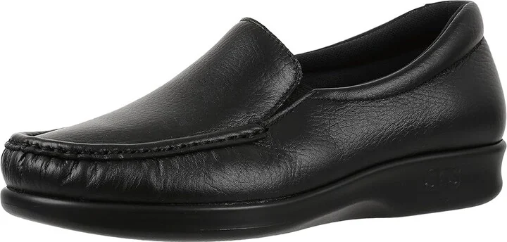 SAS Twin Slip On Comfort Loafer Women's Shoes Black : 6.5 S - Slim (AAA), Leather - Image 2