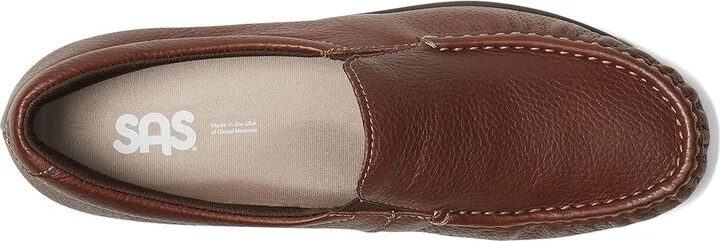 SAS Twin Slip On Comfort Loafer Women's Shoes Mulch : 6 M - Medium (B), Leather - Image 3