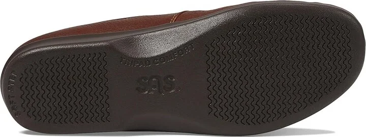 SAS Twin Slip On Comfort Loafer Women's Shoes Mulch : 6 M - Medium (B), Leather - Image 4