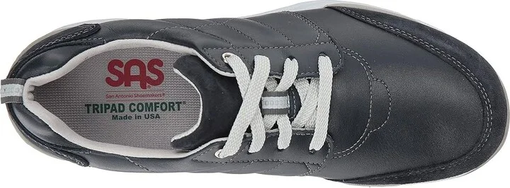 SAS Venture Lace Up Comfort Sneaker Men's Shoes Navy : 9.5 N - Narrow (C), Suede/Leather - Image 3