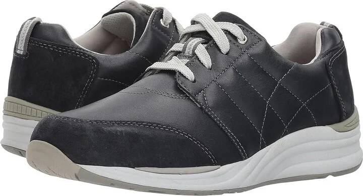 SAS Venture Lace Up Comfort Sneaker Men's Shoes Navy : 9.5 N - Narrow (C), Suede/Leather
