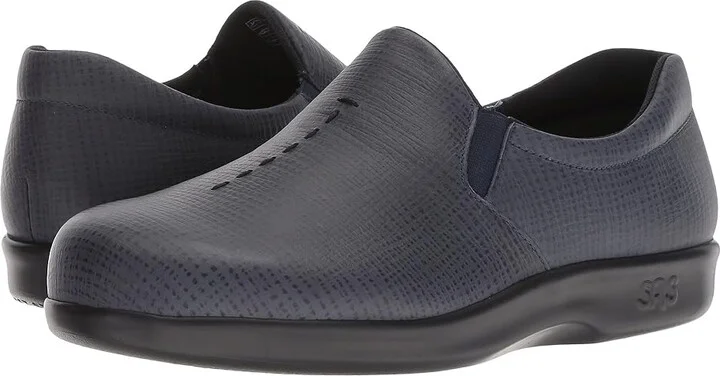 SAS Viva Slip On Comfort Loafer Women's Shoes Blueberry : 12 N - Narrow (AA), Leather