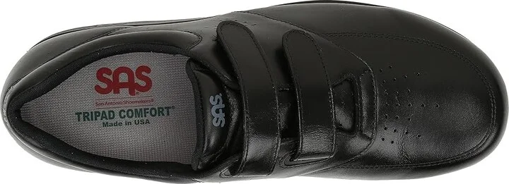 SAS VTO Adjustable Comfort Walking Shoe Men's Shoes Black : 8 S - Slim (B), Leather - Image 3