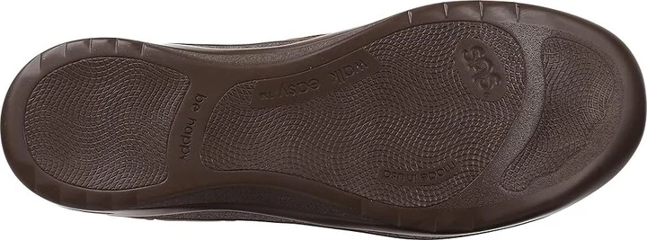 SAS Walk Easy Comfort Walking Shoe Women's Shoes Chocolate Nubuck : 6 M - Medium (B), Leather - Image 4