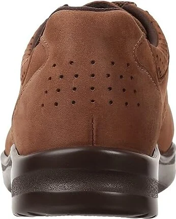 SAS Walk Easy Comfort Walking Shoe Women's Shoes Chocolate Nubuck : 6 M - Medium (B), Leather - Image 5