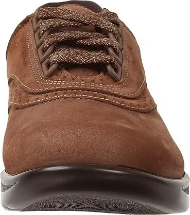 SAS Walk Easy Comfort Walking Shoe Women's Shoes Chocolate Nubuck : 6 M - Medium (B), Leather - Image 6