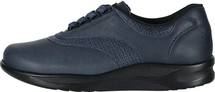 SAS Walk Easy Comfort Walking Shoe Women's Shoes Indigo/Blueberry : 6 S - Slim (AAA), Leather - Image 7