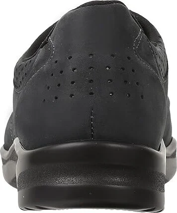 SAS Walk Easy Comfort Walking Shoe Women's Shoes Nero/Charcoal Nubuck : 6 N - Narrow (AA), Leather - Image 5