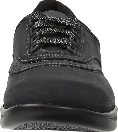 SAS Walk Easy Comfort Walking Shoe Women's Shoes Nero/Charcoal Nubuck : 6 N - Narrow (AA), Leather - Image 6