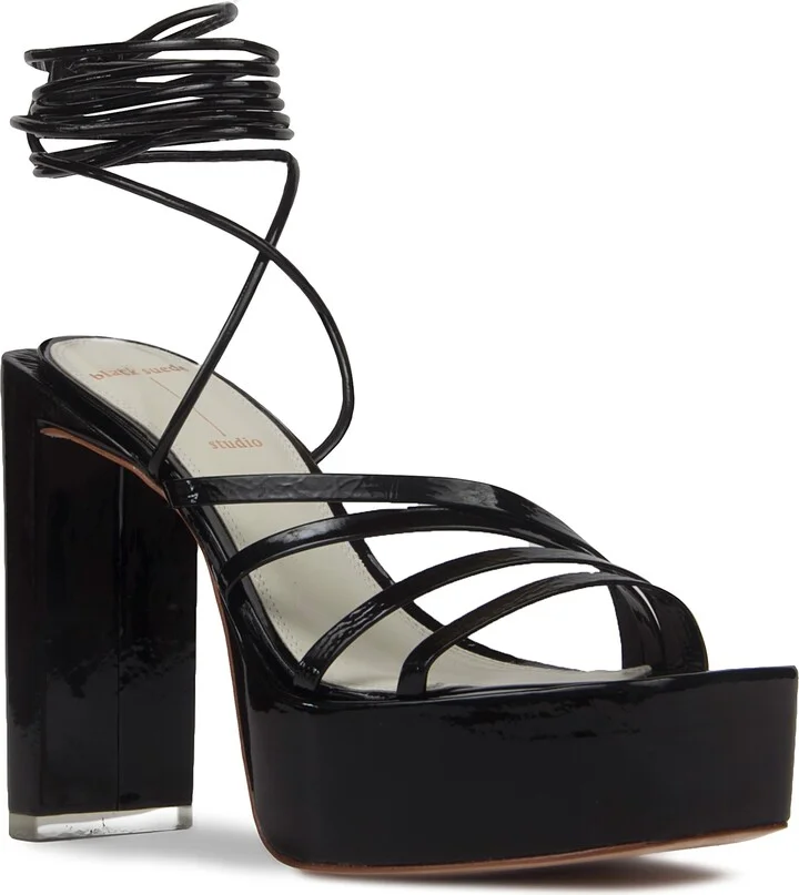 BLACK PATENT LEATHER