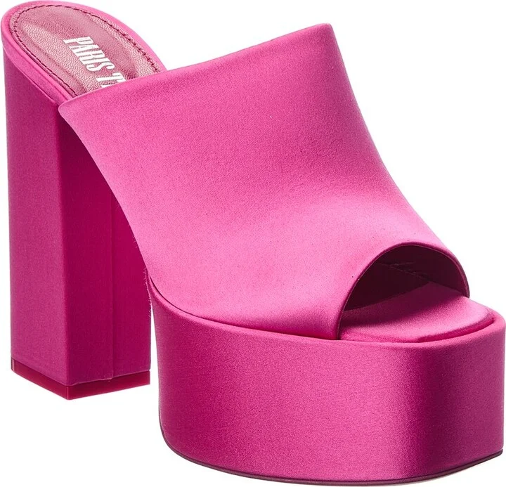 Sasha Satin Platform Sandal