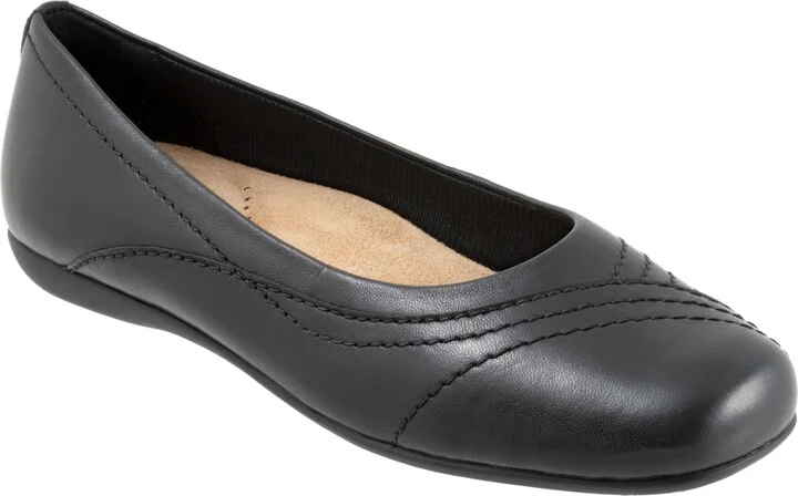 Sasha Square Toe Flat
