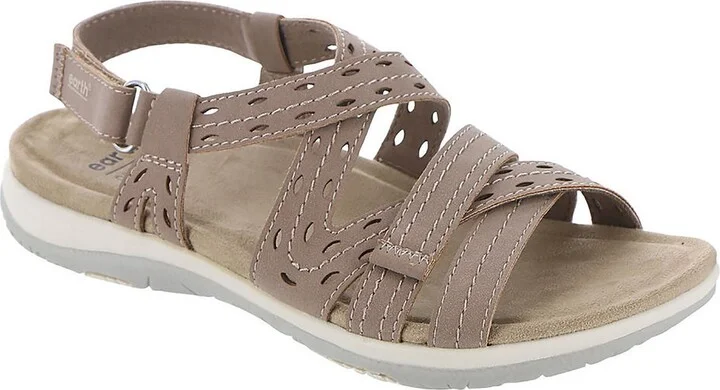Sass 3 Womens Faux Leather Casual Strappy Sandals