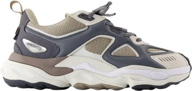 Satellite Runner Sneakers - Leather - White/Beige