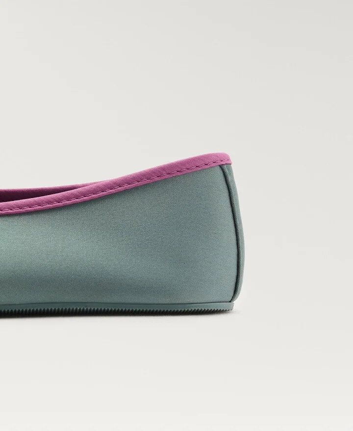 Satin Ballerina Flat - Image 4