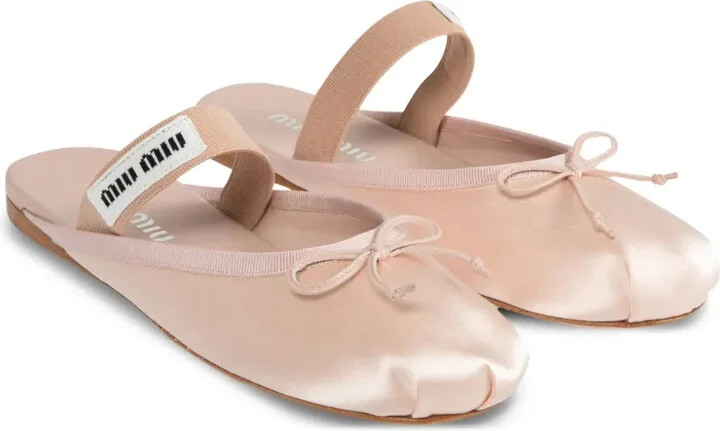 Satin Ballerina Mules - Image 2