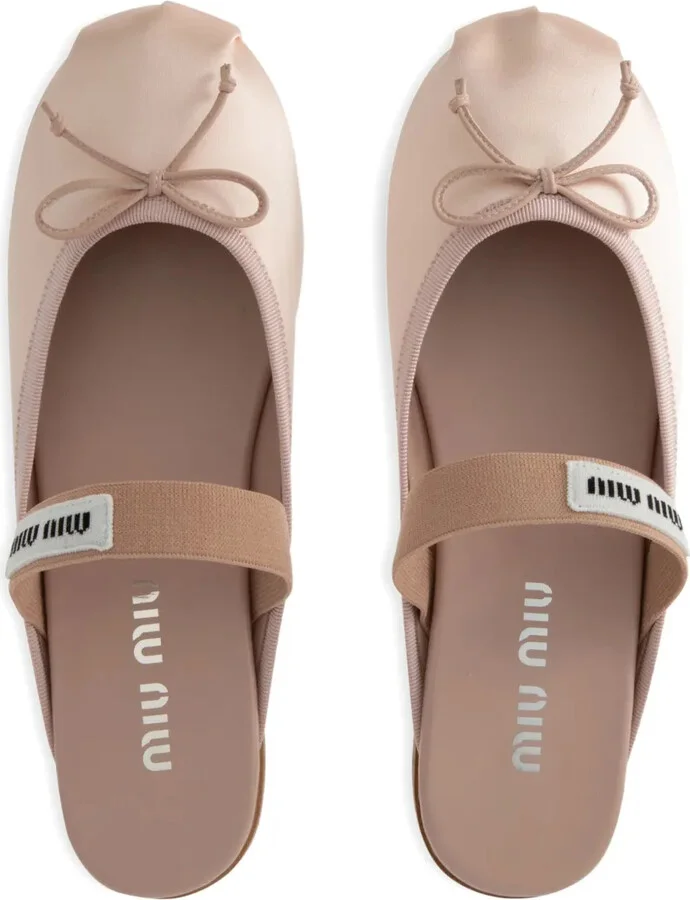 Satin Ballerina Mules - Image 3