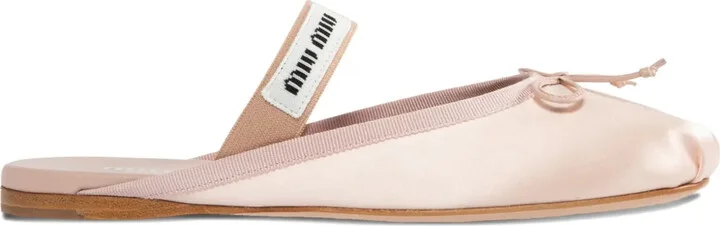 Satin Ballerina Mules