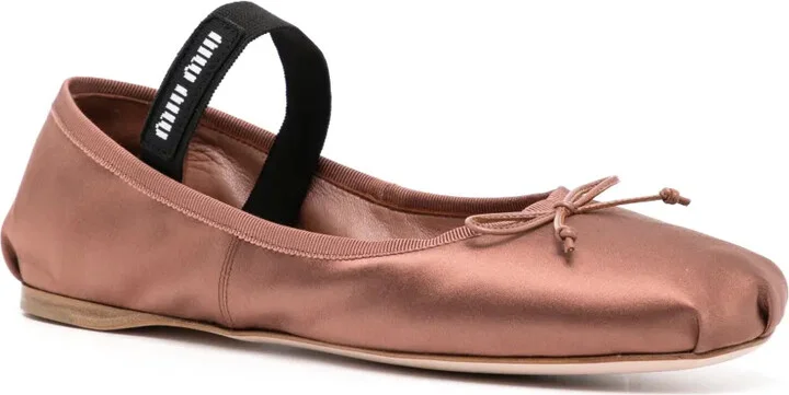 Satin Ballerina Shoes - Image 2