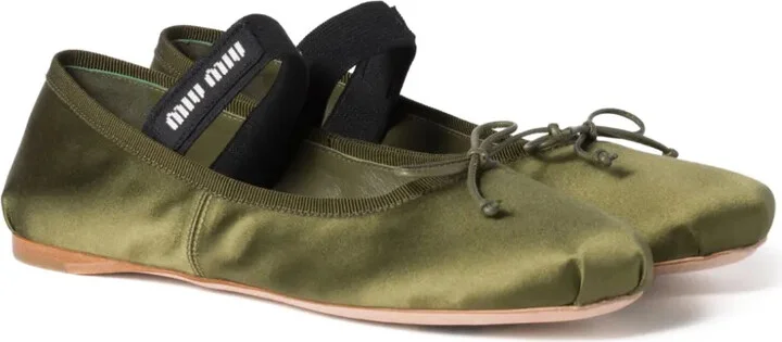 Satin Ballerina Shoes - Image 2
